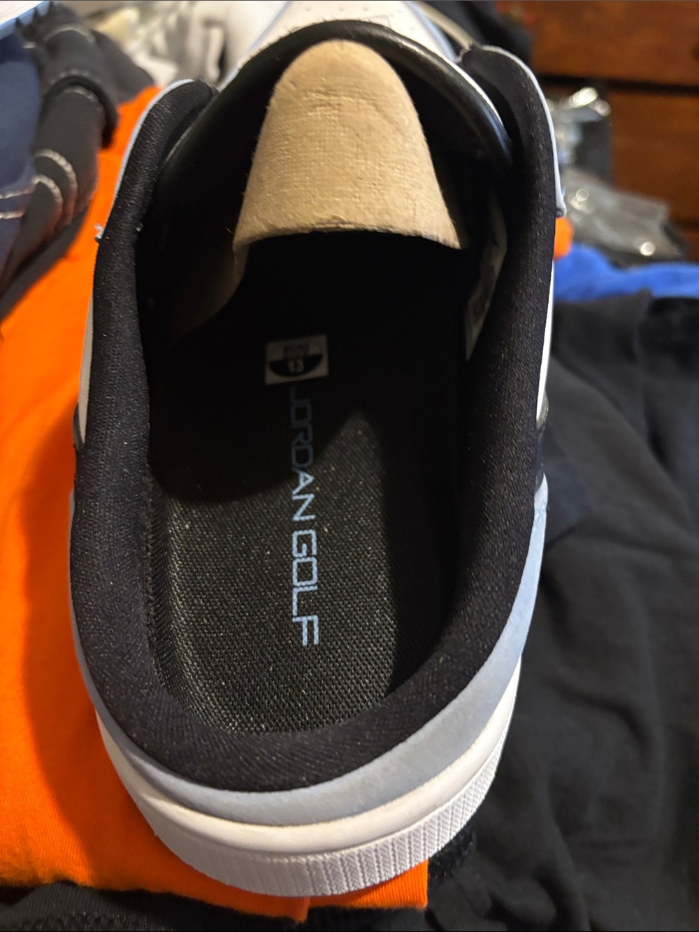 Nike,Air-Jordon Mule, University blue/Blk./Wht - Picture 5 of 8